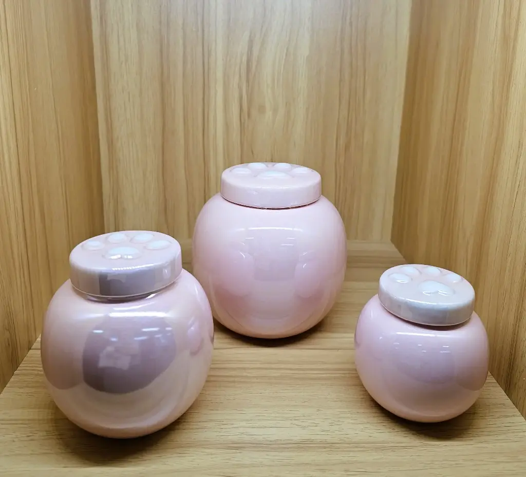 小天使骨灰盅｜足印｜雲朵藍 & 珍珠粉